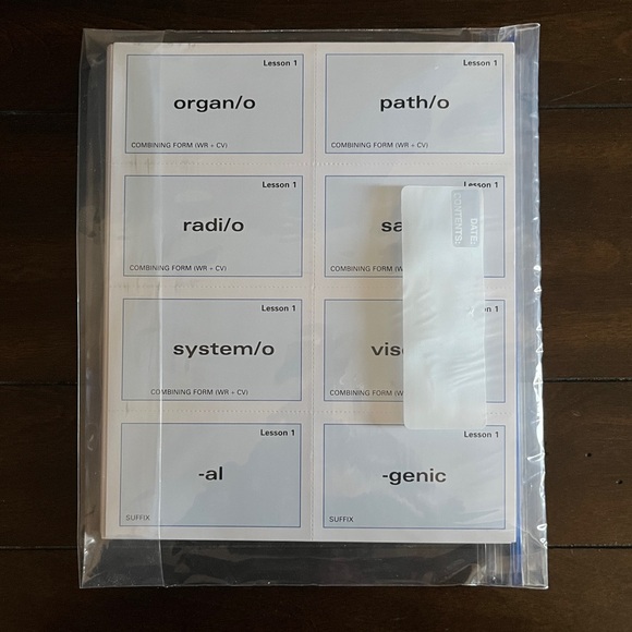 Medical Terminology Flash Cards – NWOT- By Elsevier - Picture 3 of 3